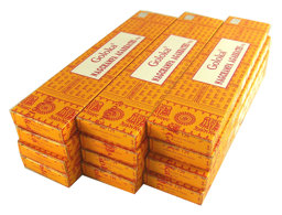 Zeige Details für Goloka Nag Champa Masala Räucherstäbchen gelb Räucherwerk 12 x 16g Duftstäbchen Bild von Goloka Nag Champa Masala Räucherstäbchen gelb Räucherwerk 12 x 16g Duftstäbchen