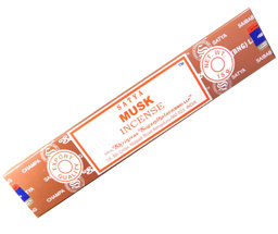 Zeige Details für Räucherstäbchen Musk von Satya 15g Packung. Ca. 15 Incence Sticks Bild von Räucherstäbchen Musk von Satya 15g Packung. Ca. 15 Incence Sticks