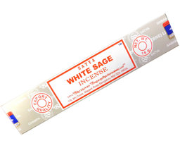 Zeige Details für Räucherstäbchen White Sage von Satya 15g Packung. Ca. 15 Incence Sticks Bild von Räucherstäbchen White Sage von Satya 15g Packung. Ca. 15 Incence Sticks