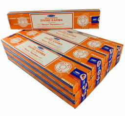 Zeige Details für Satya Räucherstäbchen Divine Karma 12 Packs a 15g Bild von Satya Räucherstäbchen Divine Karma 12 Packs a 15g