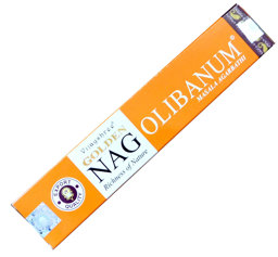 Zeige Details für Räucherstäbchen Golden Nag Olibanum von Vijayshree 15g Packung. Ca. 15 Incence Sticks Bild von Räucherstäbchen Golden Nag Olibanum von Vijayshree 15g Packung. Ca. 15 Incence Sticks
