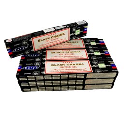 Zeige Details für Satya Räucherstäbchen  Black Champa 12 Packs a 15g Bild von Satya Räucherstäbchen  Black Champa 12 Packs a 15g