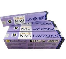Zeige Details für Vijayshree Räucherstäbchen Golden Nag Lavender 12 Packs a 15g Bild von Vijayshree Räucherstäbchen Golden Nag Lavender 12 Packs a 15g