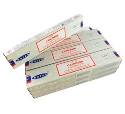 Zeige Details für Satya Räucherstäbchen Camphor 12 Packs a 15g Bild von Satya Räucherstäbchen Camphor 12 Packs a 15g