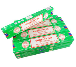 Zeige Details für Satya Räucherstäbchen Eucalyptus, 12 Packs a 15g Bild von Satya Räucherstäbchen Eucalyptus, 12 Packs a 15g