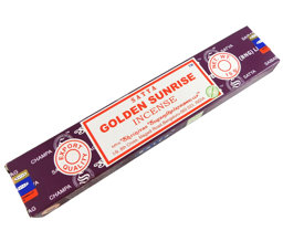 Zeige Details für Räucherstäbchen Golden Sunrise von Satya 15g Packung. Ca. 15 Incence Sticks Bild von Räucherstäbchen Golden Sunrise von Satya 15g Packung. Ca. 15 Incence Sticks