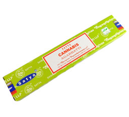 Zeige Details für Räucherstäbchen Cannabis von Satya 15g Packung. Ca. 15 Incence Sticks Bild von Räucherstäbchen Cannabis von Satya 15g Packung. Ca. 15 Incence Sticks