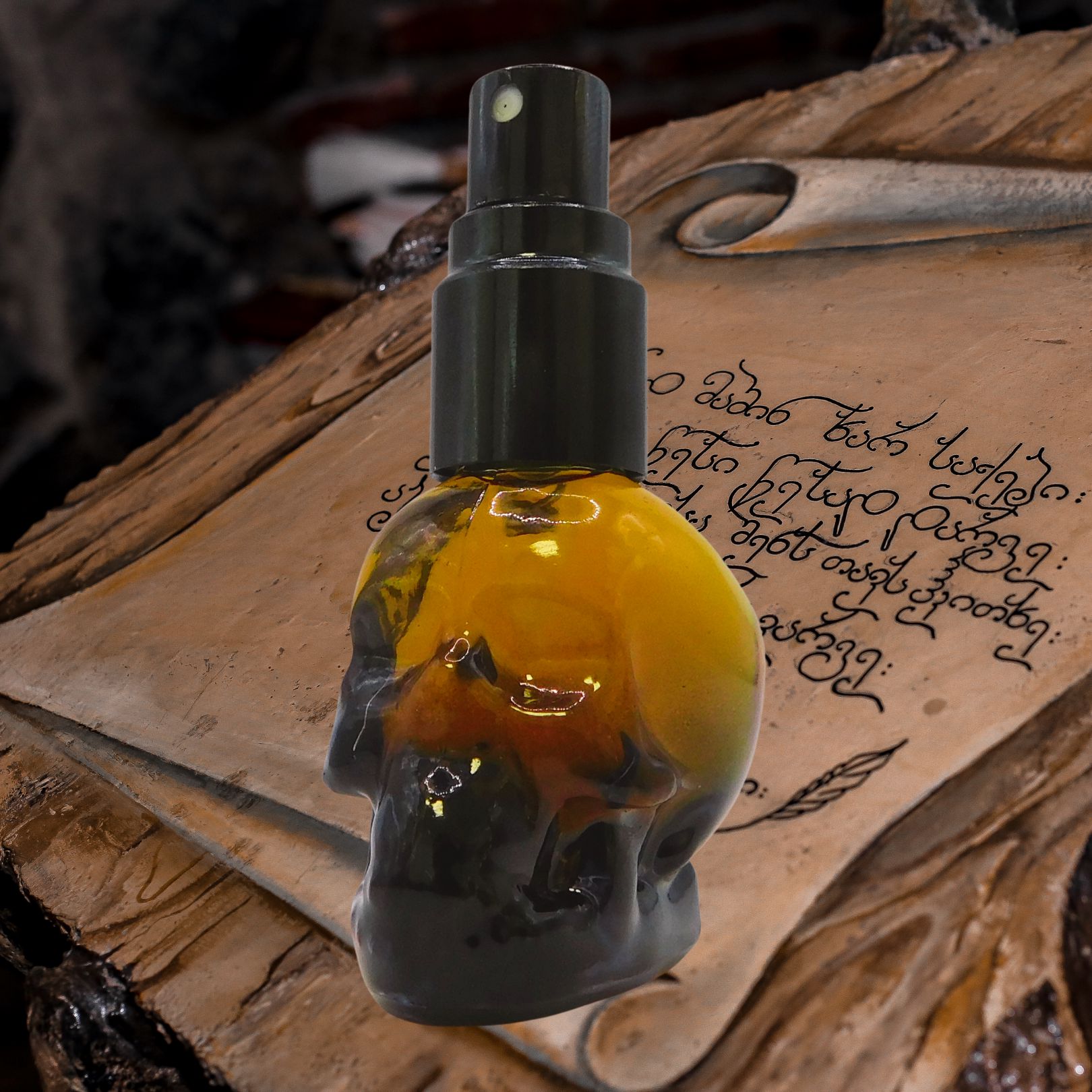 Bild von Pestilentia – Gereiftes Vintage-Patchouli im Totenkopf, 8ml