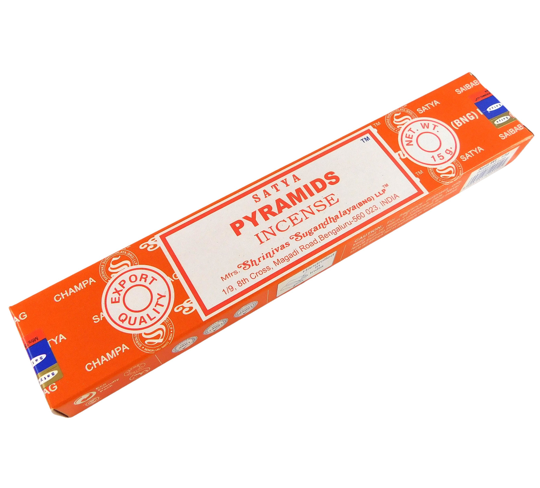 Bild von Räucherstäbchen Pyramids von Satya 15g Packung. Ca. 15 Incence Sticks