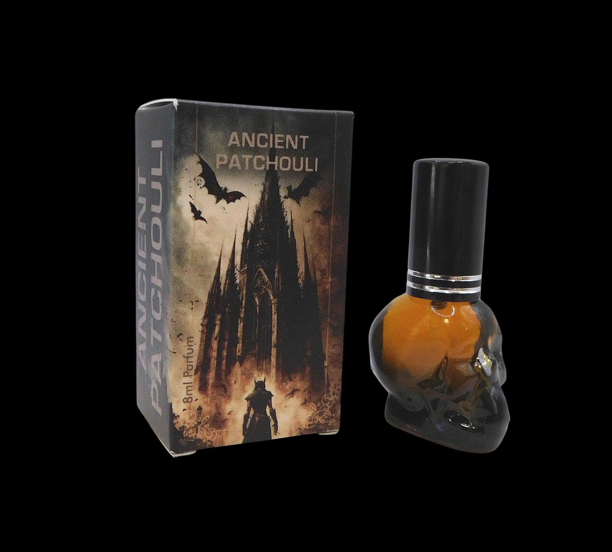 Bild von Ancient Patchouli – Einjährig gereiftes Vintage-Patchouli im Totenkopf-Sprühflakon, 8ml