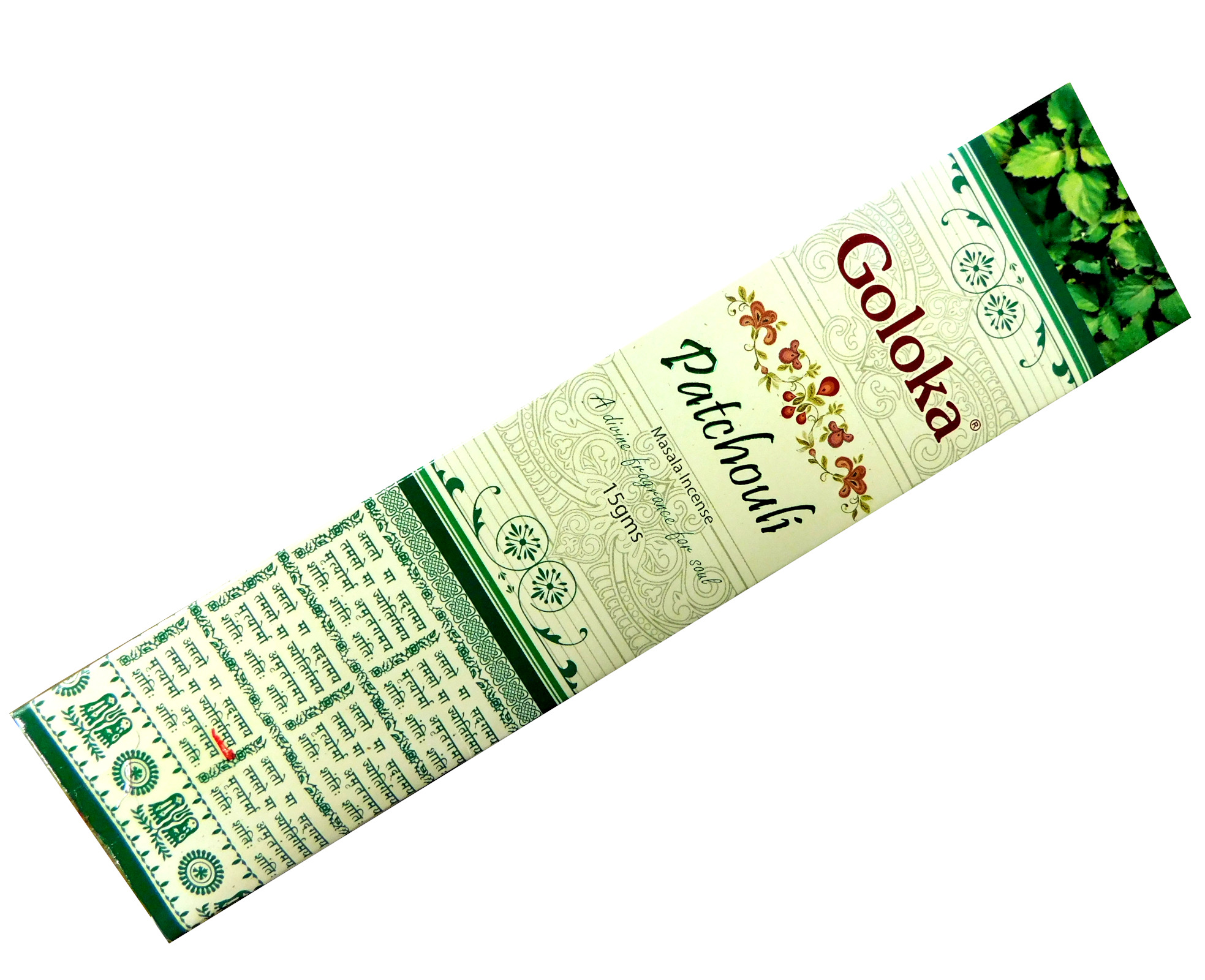 Bild von Räucherstäbchen Goloka Patchouli