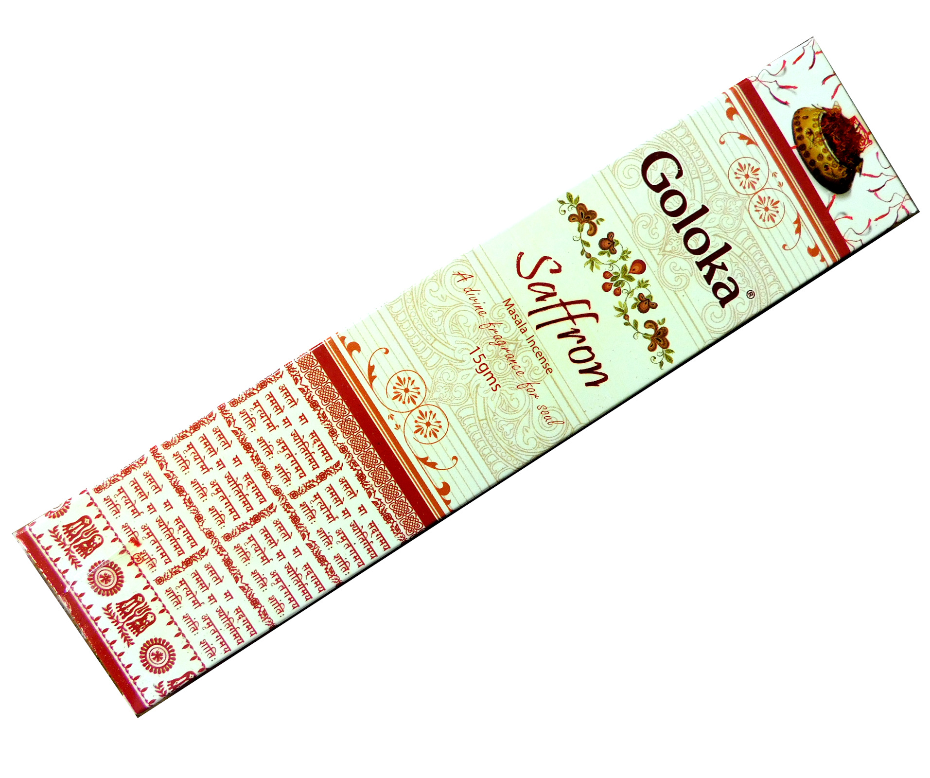 Bild von Räucherstäbchen Goloka Saffron