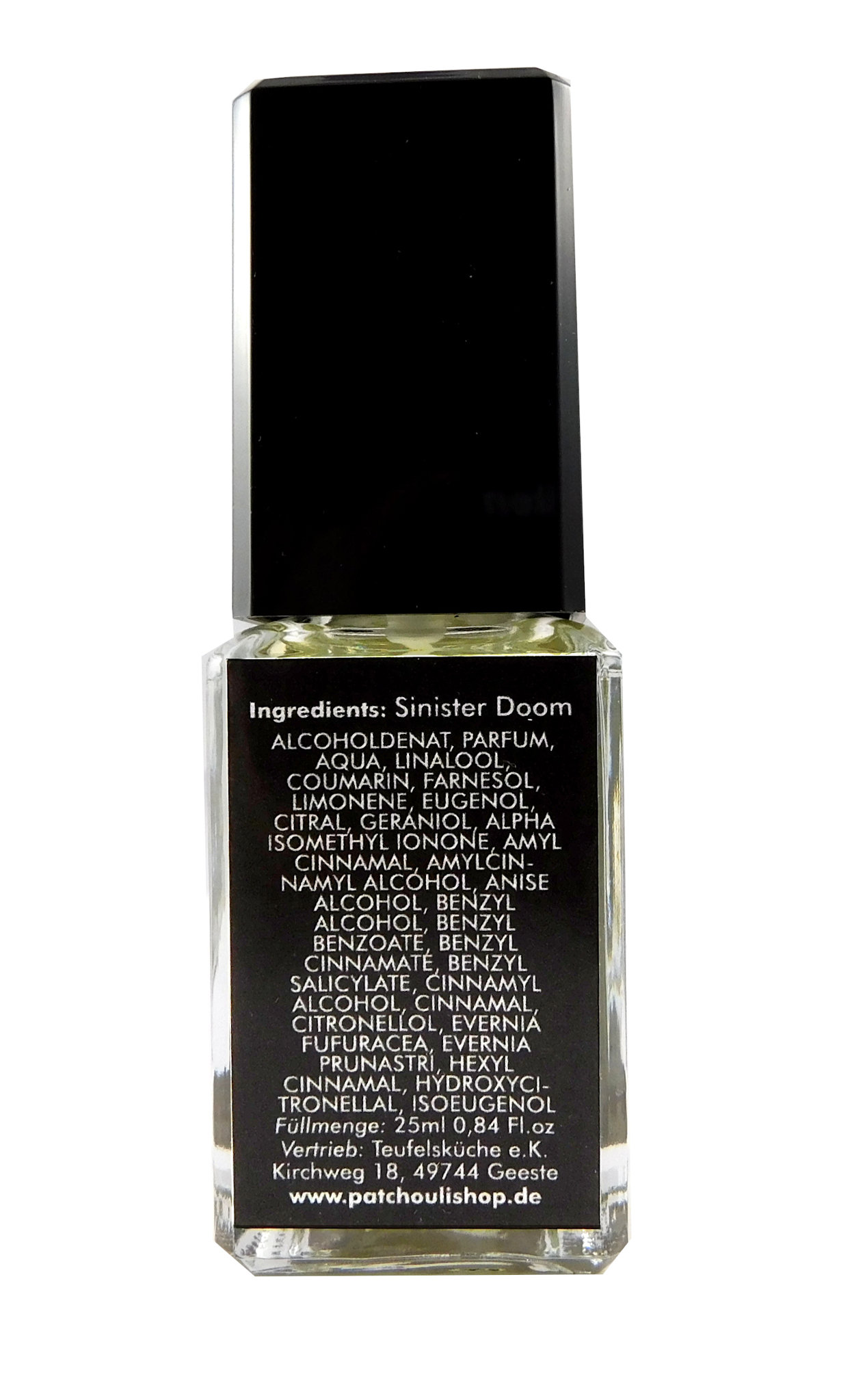Bild von Sinister Doom – Rauchig-exotisches Vintage-Patchouli für dunkle Genießer, 25ml