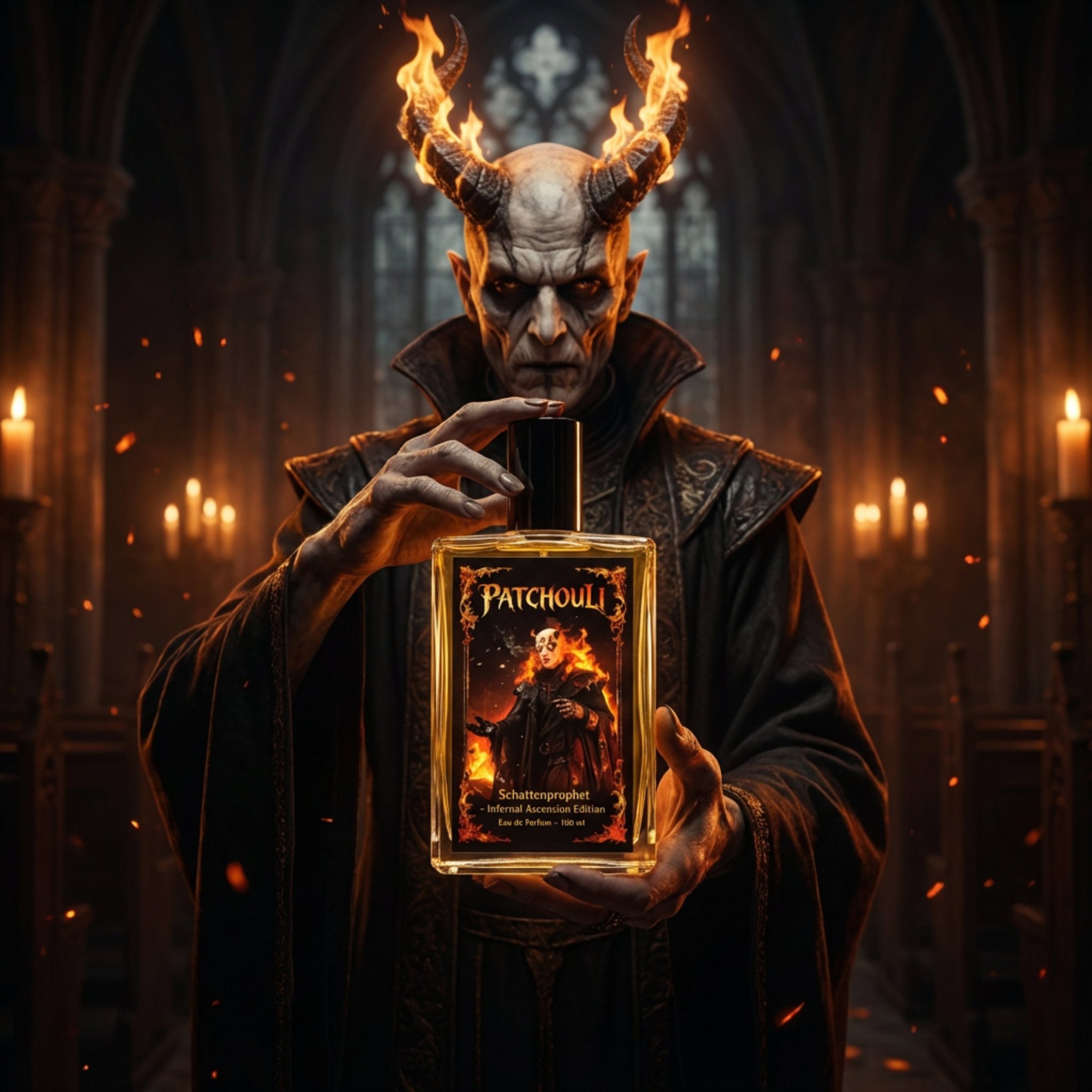 Bild von Patchouli Natur - Infernal Ascension Edition.100 ml · Limitiert auf 666 Flaschen