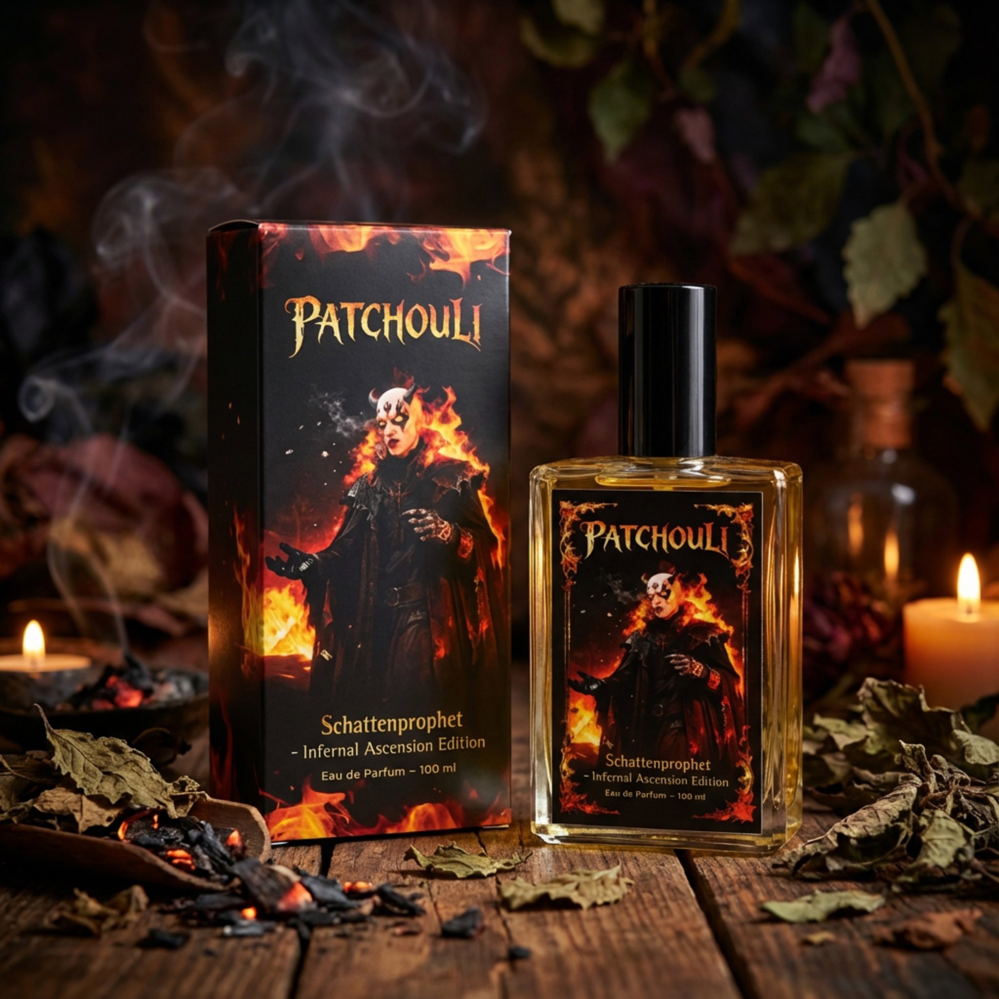 Bild von Patchouli Natur - Infernal Ascension Edition.100 ml · Limitiert auf 666 Flaschen