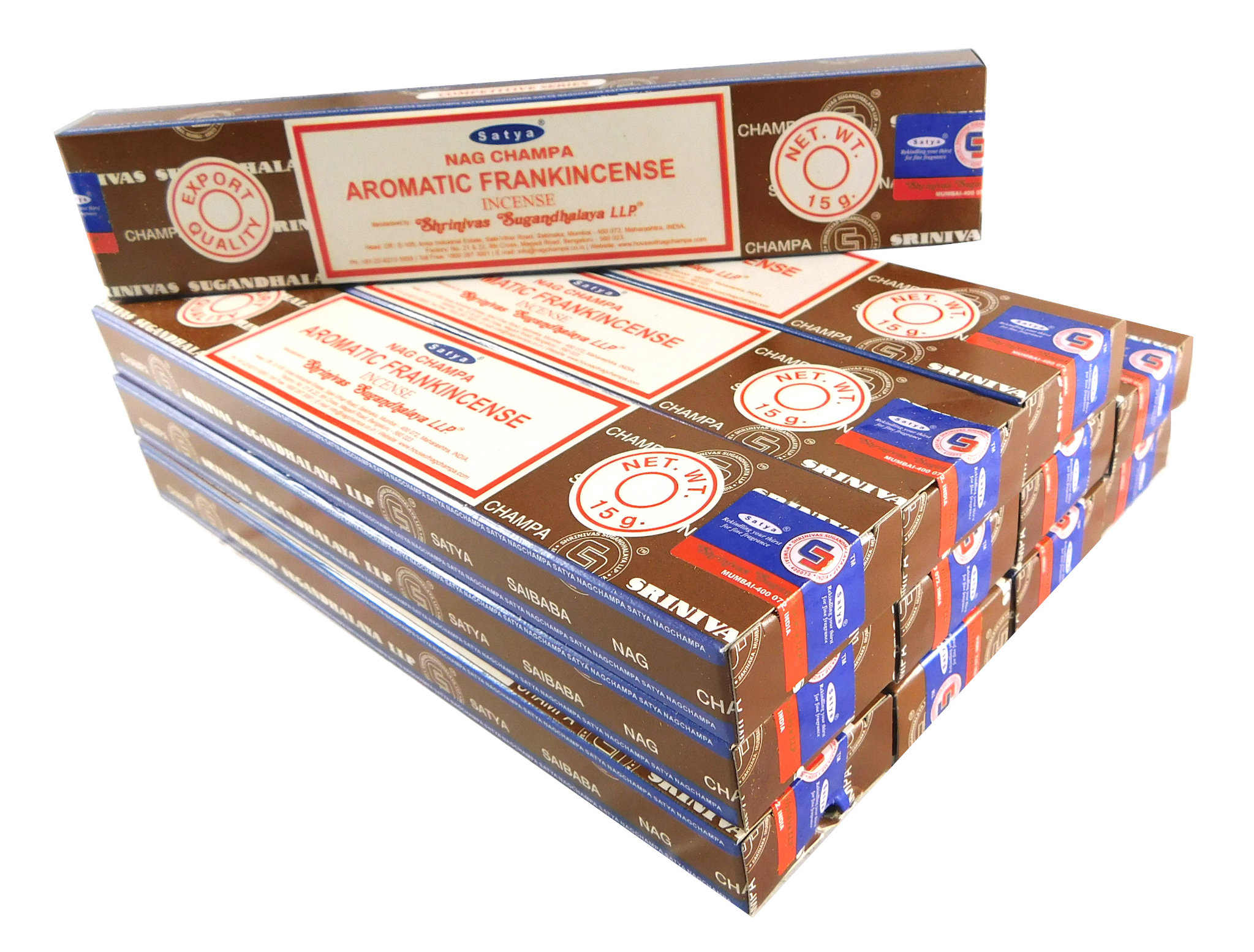 Satya Räucherstäbchen Aromatic Frankincense 12 Packs a 15g