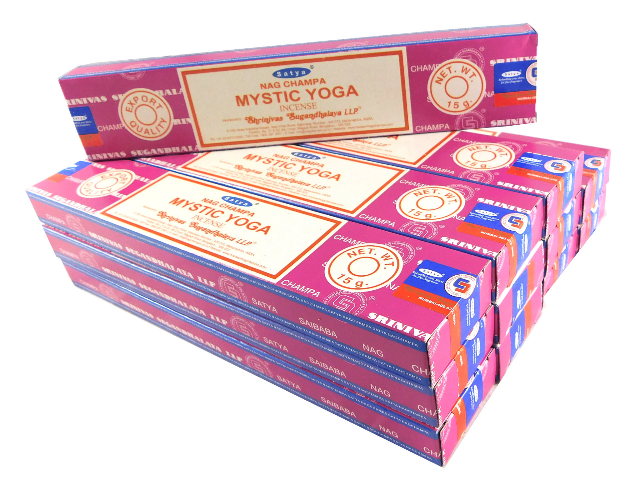 Satya Räucherstäbchen Mystic Yoga 12 Packs a 15g