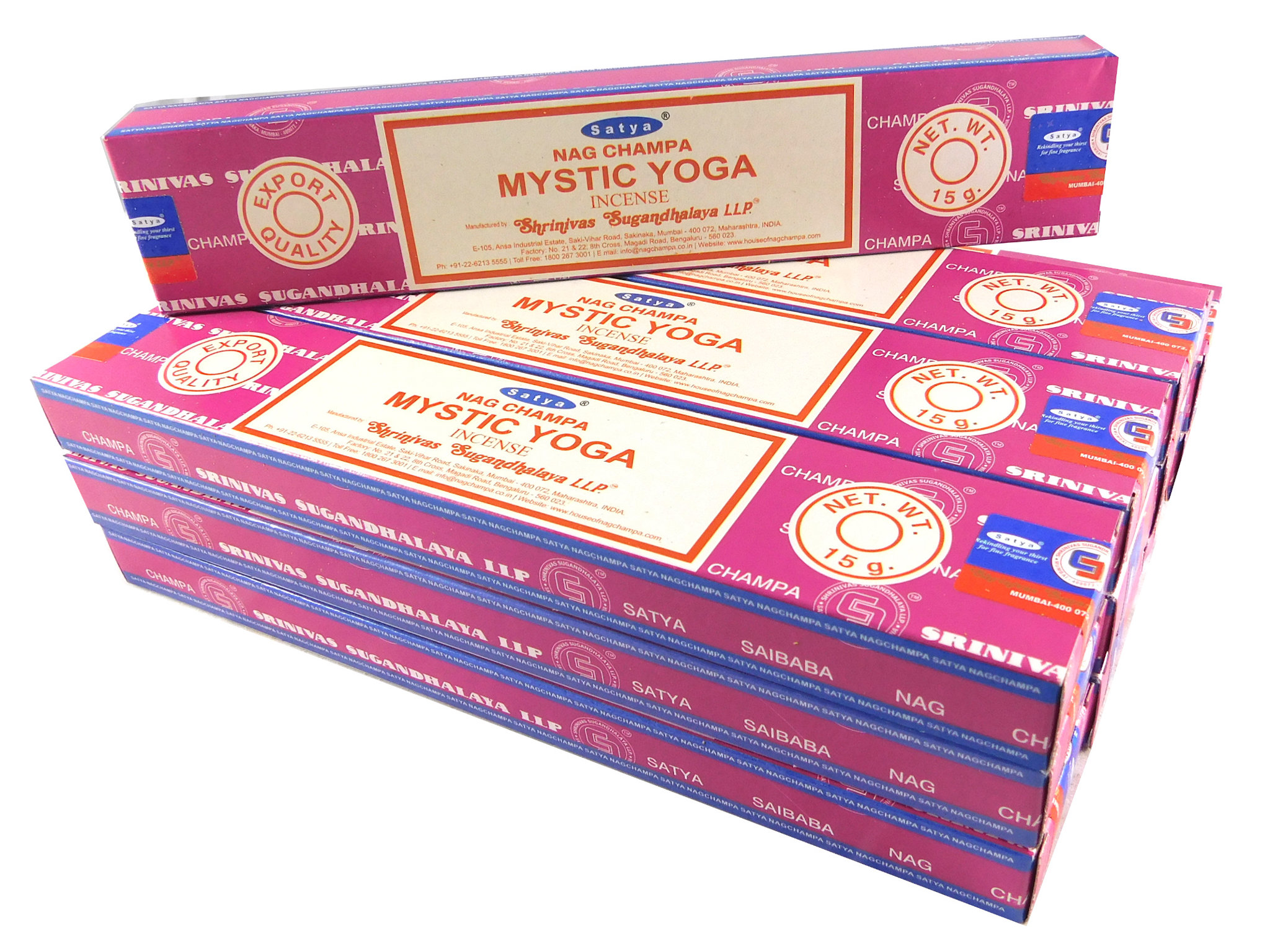 Satya Räucherstäbchen Mystic Yoga 12 Packs a 15g, Bild 2
