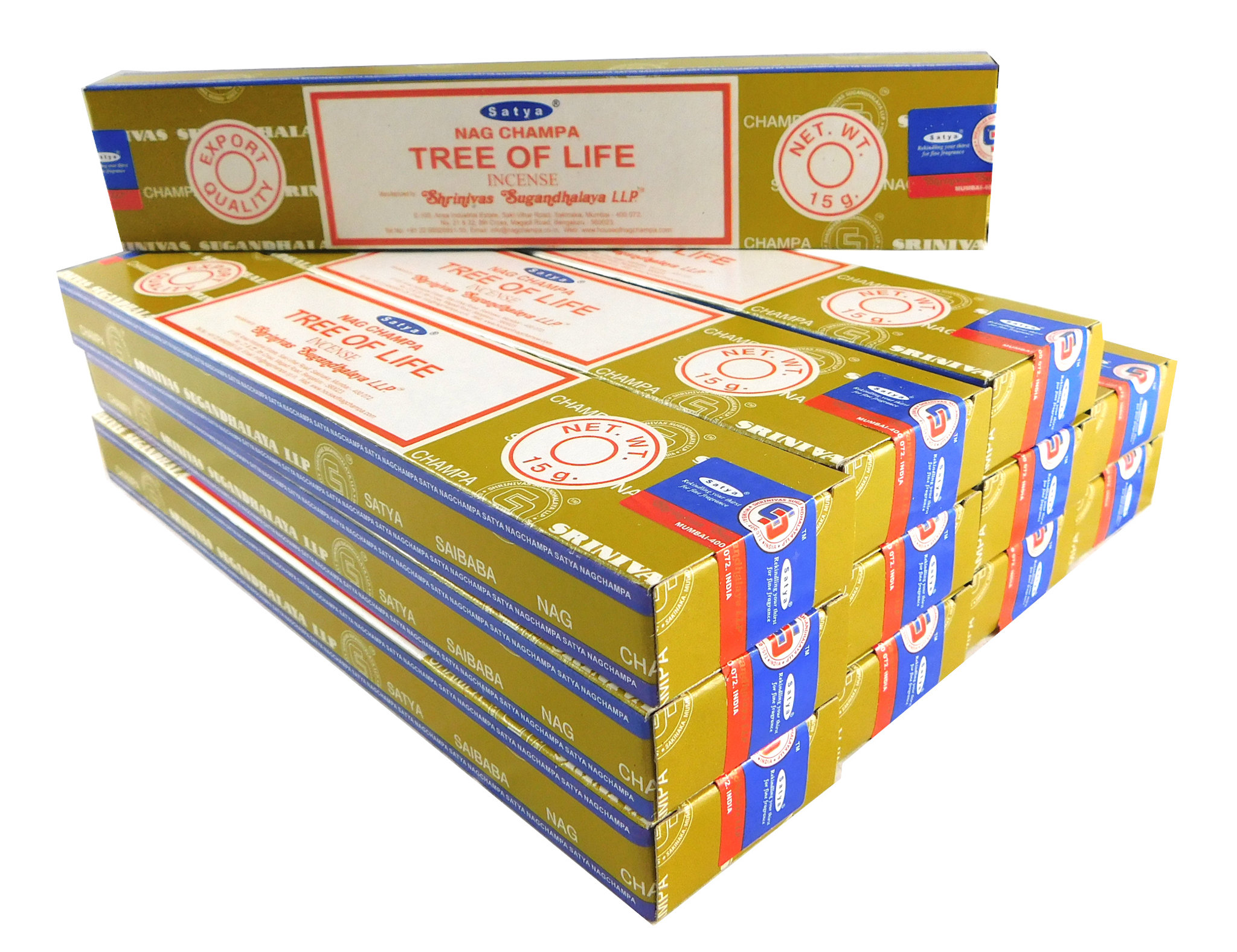 Satya Räucherstäbchen Tree of Life 12 Packs a 15g