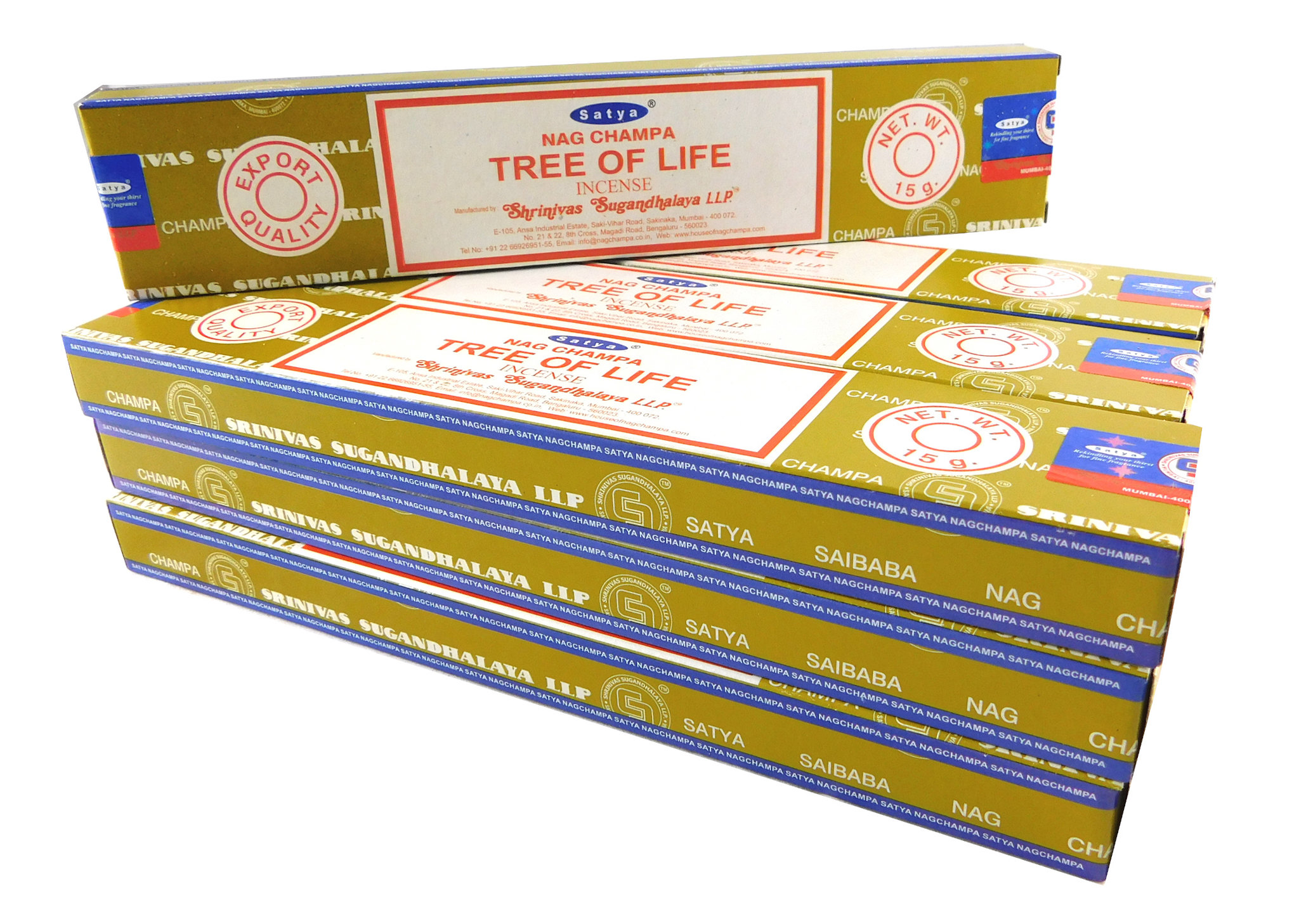Satya Räucherstäbchen Tree of Life 12 Packs a 15g, Bild 2