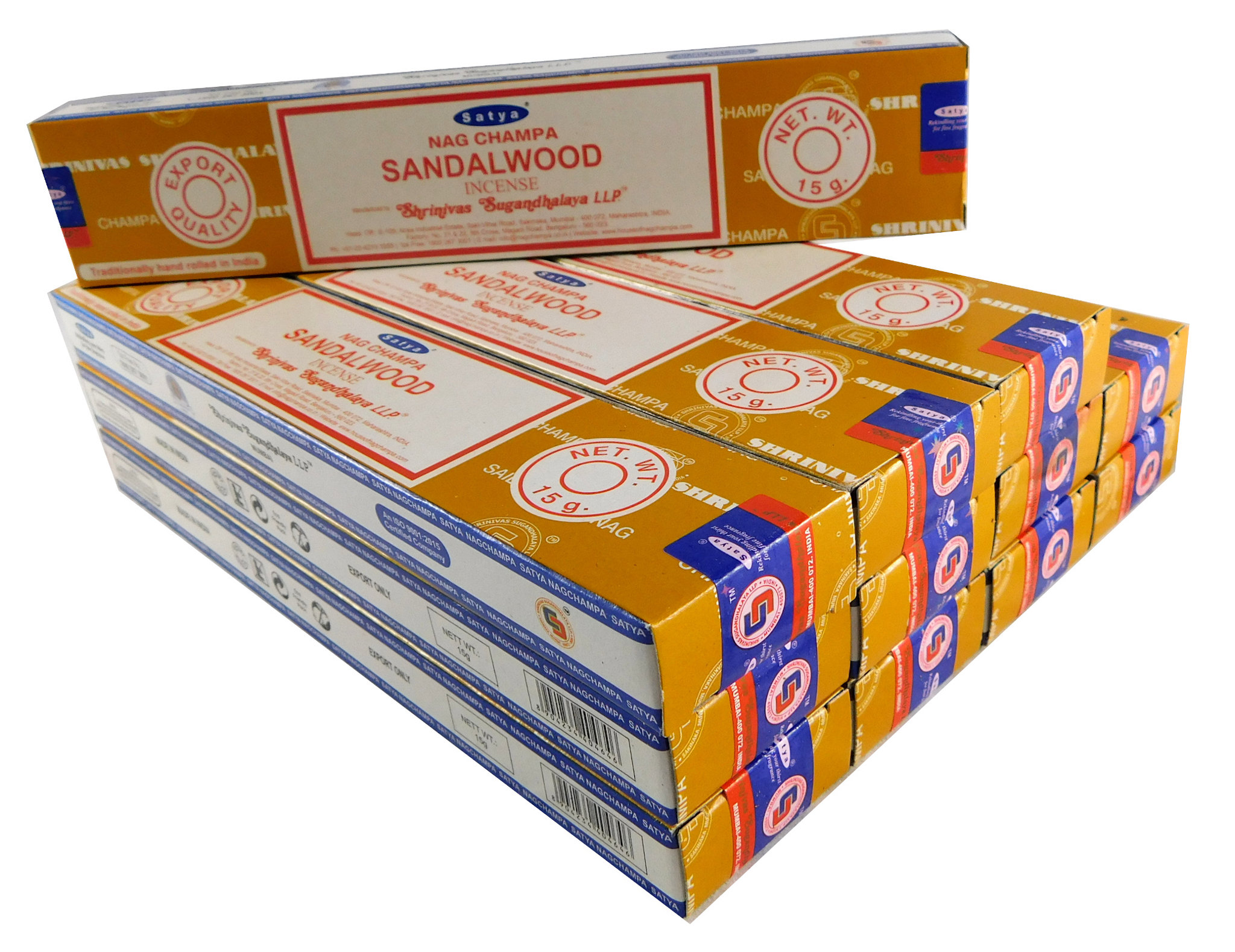 Satya Räucherstäbchen Sandalwood 12 Packs a 15g