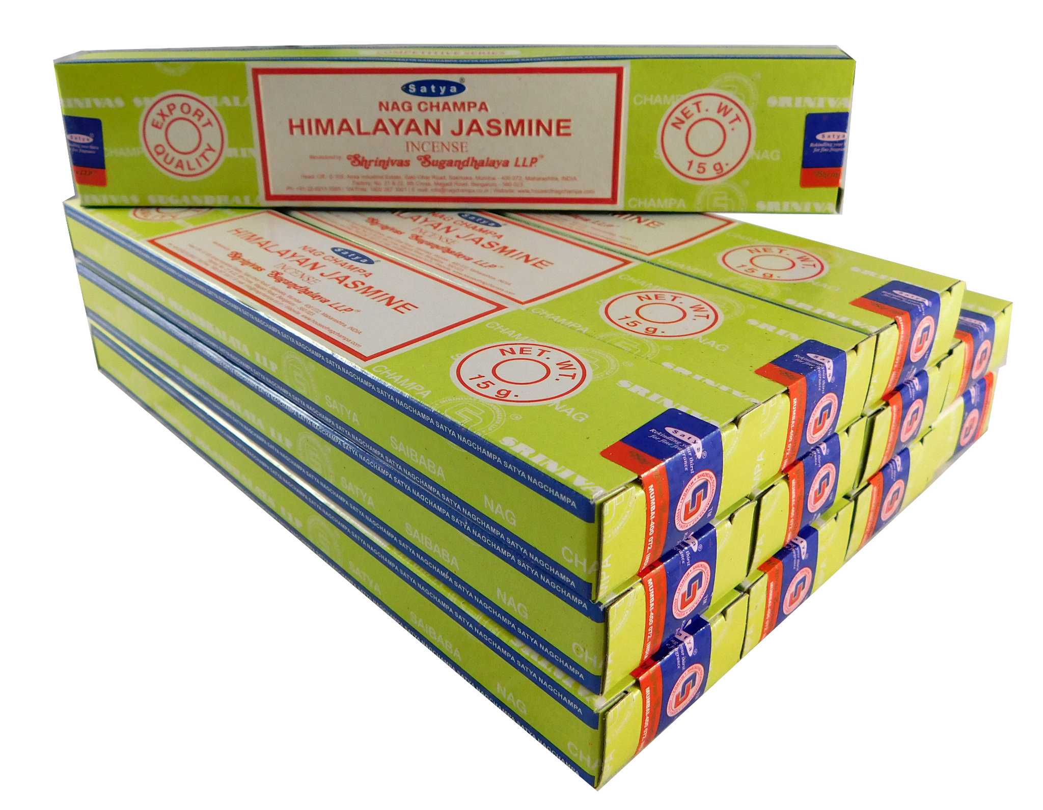 Satya Räucherstäbchen Himalayan Jasmine 12 Packs a 15g